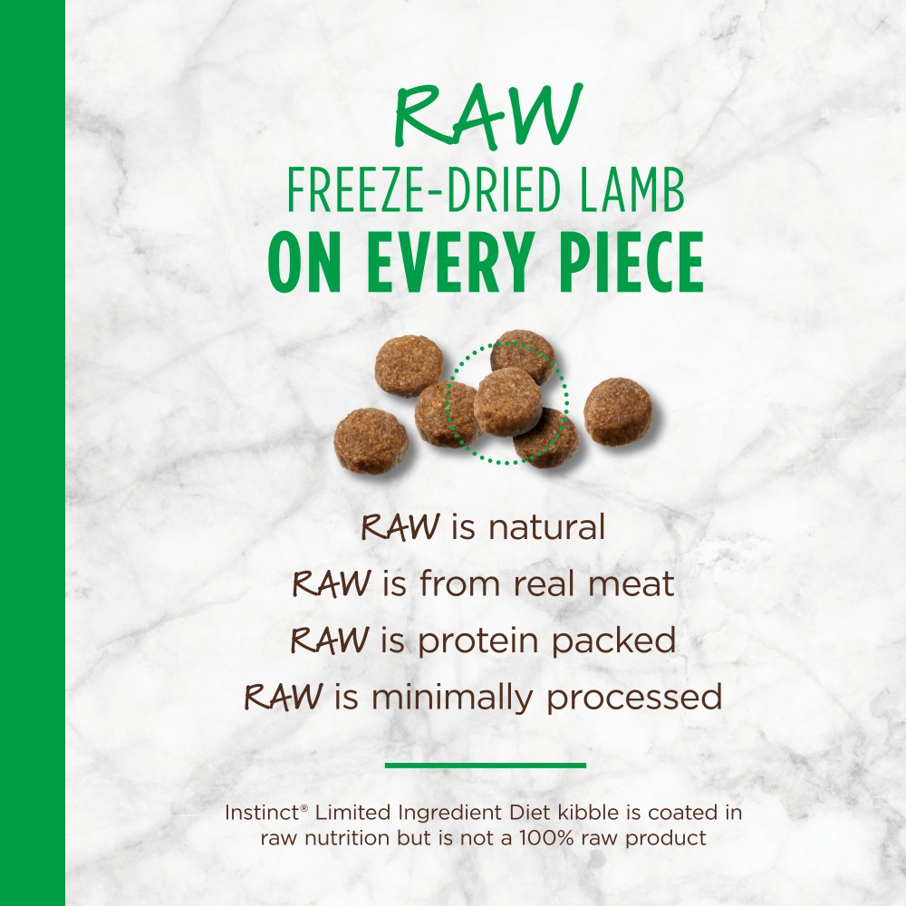 INSTINCT DOG LID 9KG (20LB) GRAIN FREE RECIPE WITH REAL LAMB DRY DOG FOOD image 8