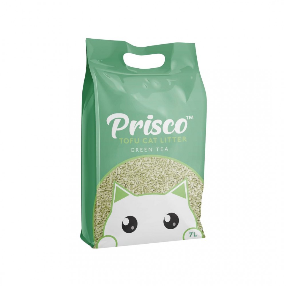 PRISCO 7L GREEN TEA TOFU CAT LITTER image 2