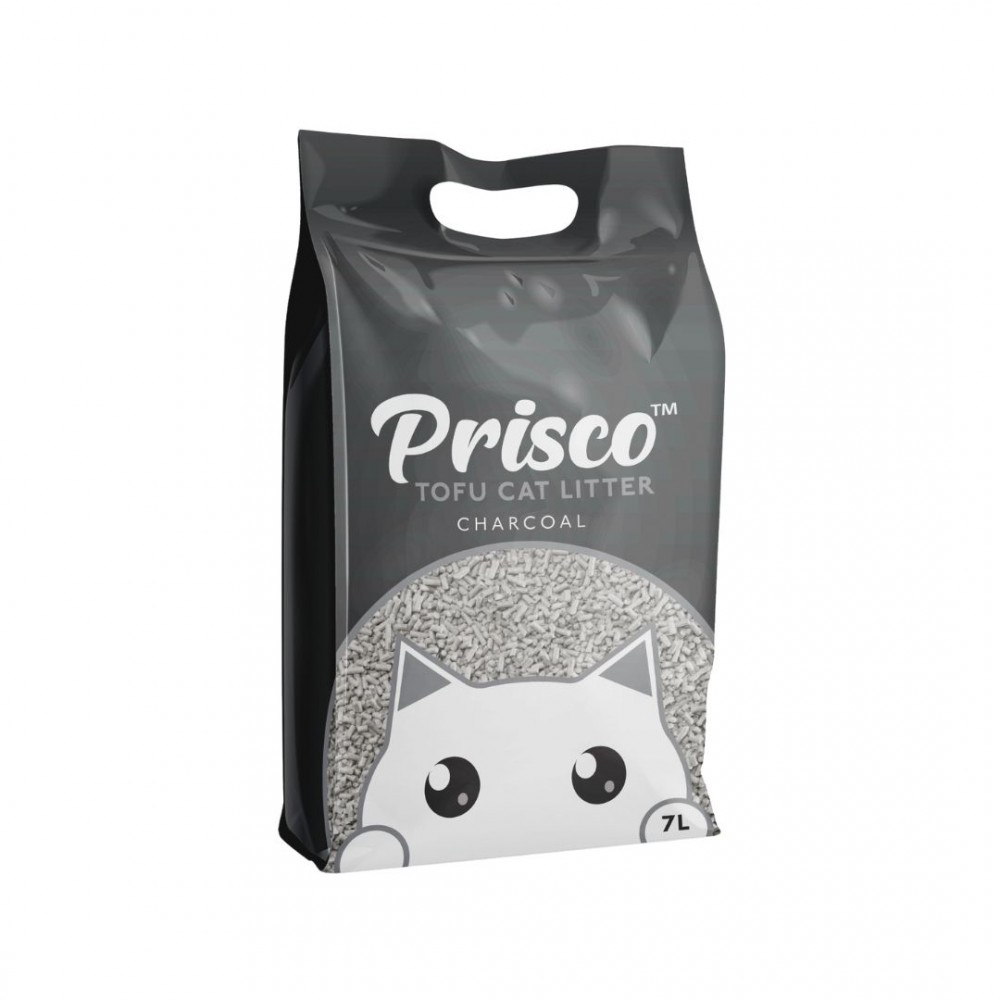 PRISCO 7L CHARCOAL TOFU CAT LITTER image 2