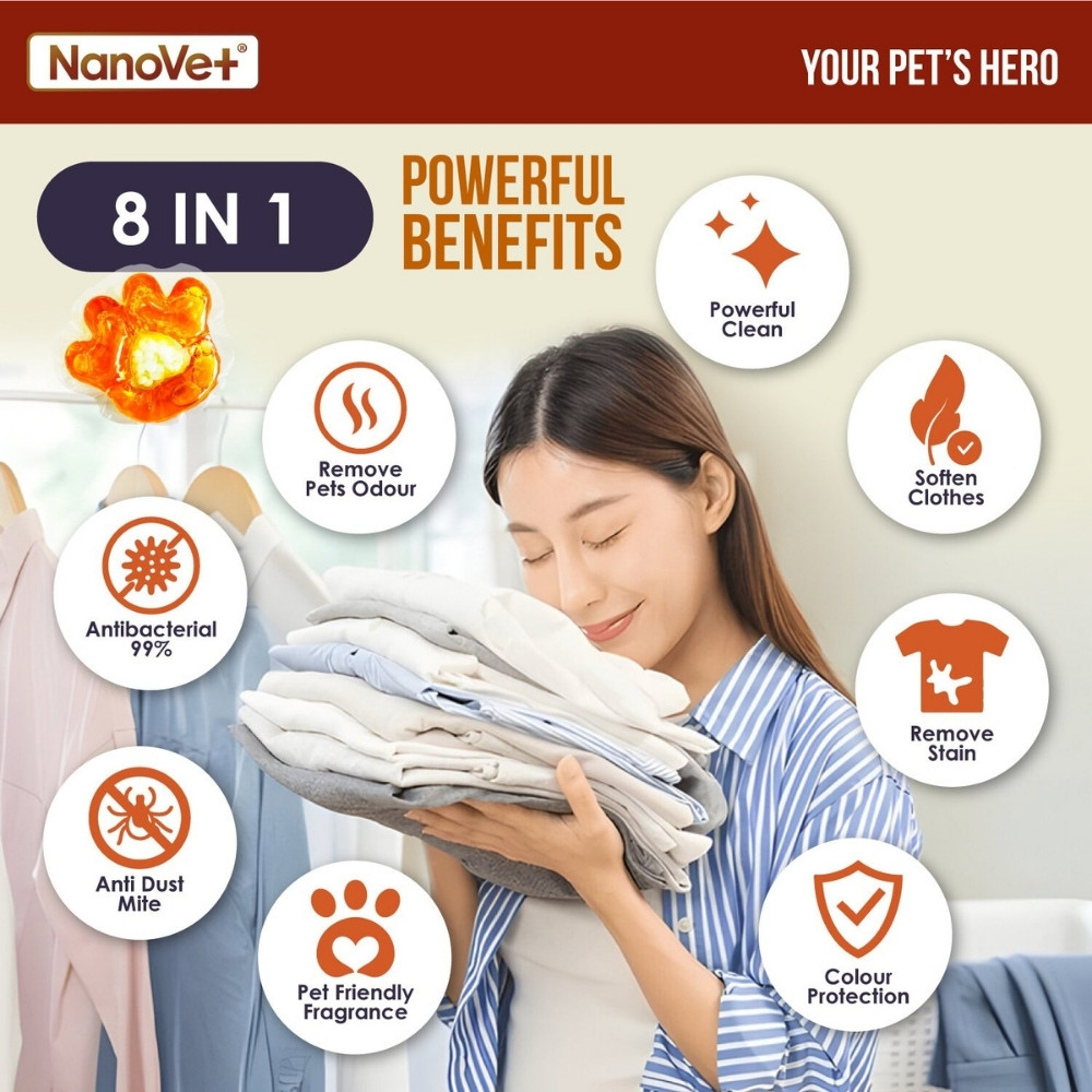 NANOVET LAUNDRY PODS 25PCS image 7