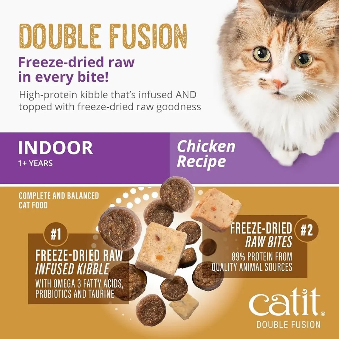 CATIT RECIPES DOUBLE FUSION 1.8KG INDOOR CAT DRY CAT FOOD image 3