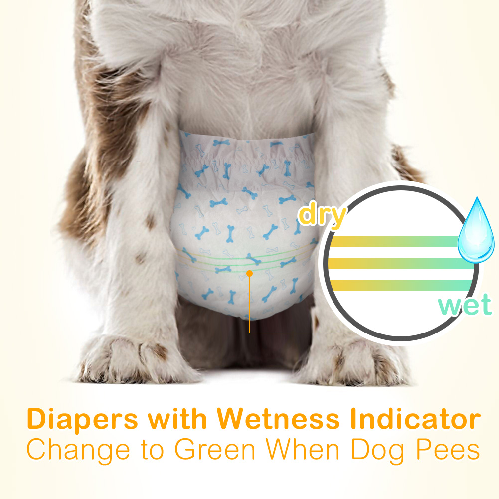 DONO DISPOSABLE PET DIAPER WITH URINE TRACK MALE L 8PCS image 3