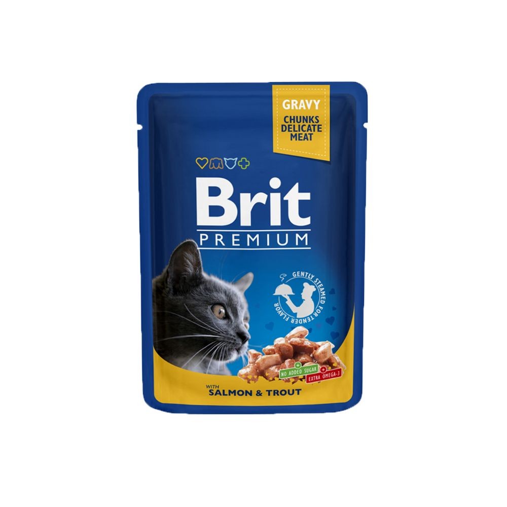 Brit Premium Wet Cat Food in Gravy 100g image 2