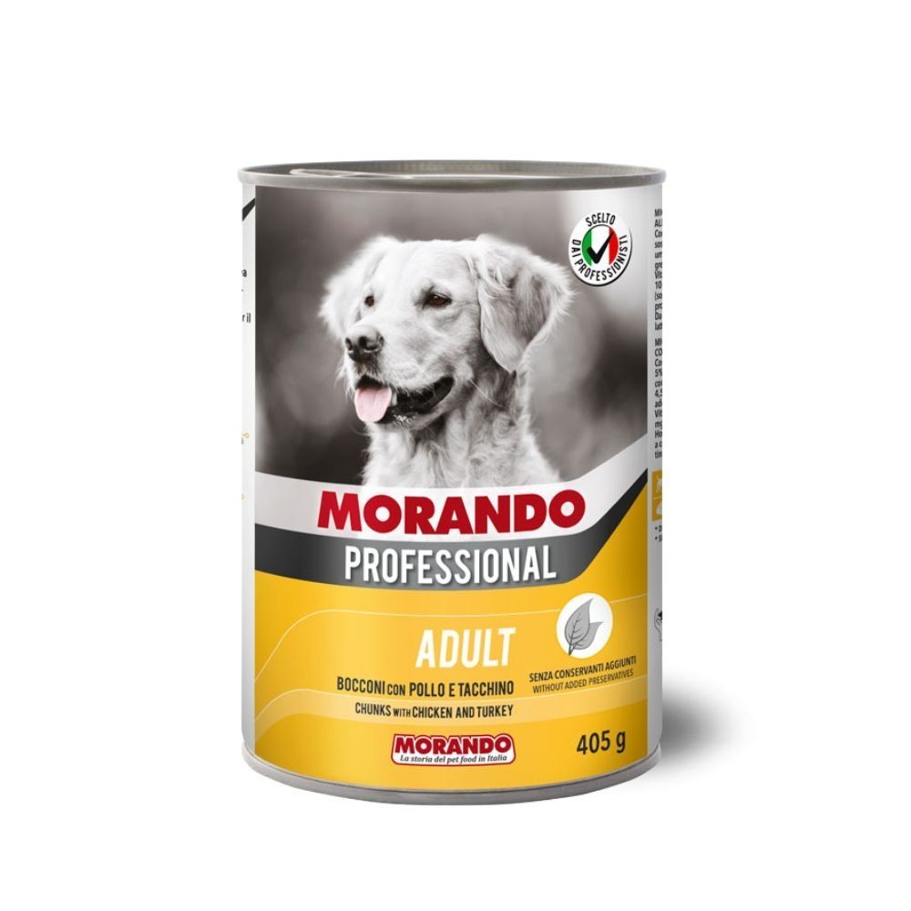 MORANDO DOG 405G CHUNKS CHICKEN & TURKEY WET DOG FOOD image 2