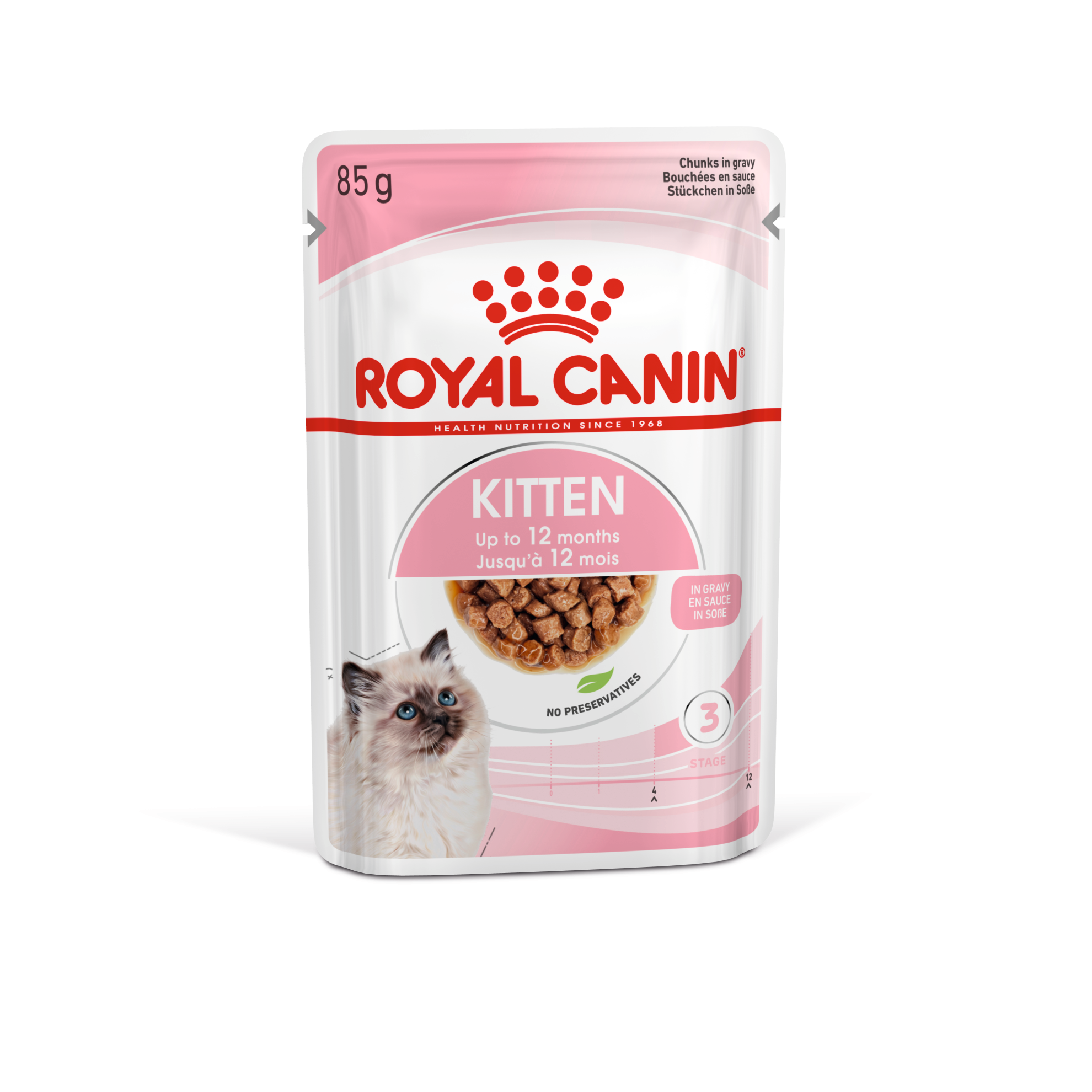 ROYAL CANIN WET KITTEN POUCH 85G WET CAT FOOD image 8
