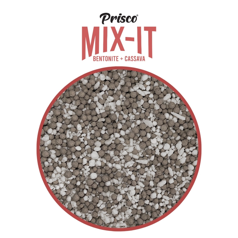 PRISCO MIX-IT 7L BENTONITE + CASSAVA CAT LITTER image 2