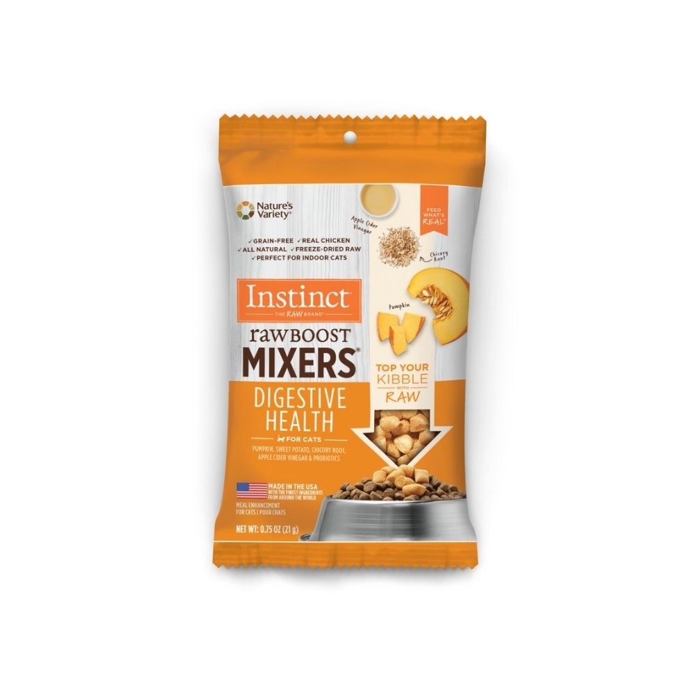INSTINCT CAT FREEZE-DRIED RAW BOOST MIXERS 21G (0.75OZ) GRAIN-FREE DIGESTIVE HEALTH CAT FOOD TOPPER image 2