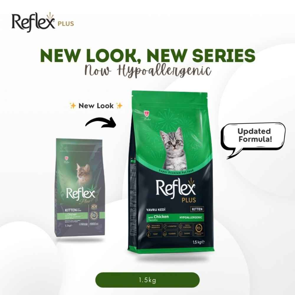 REFLEX PLUS 1.5KG KITTEN CHICKEN DRY CAT FOOD image 3