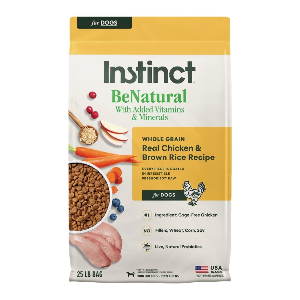 INSTINCT DOG BE NATURAL 11.3KG (25LB) REAL CHICKEN & BROWN RICE RECIPE DRY DOG FOOD image 8