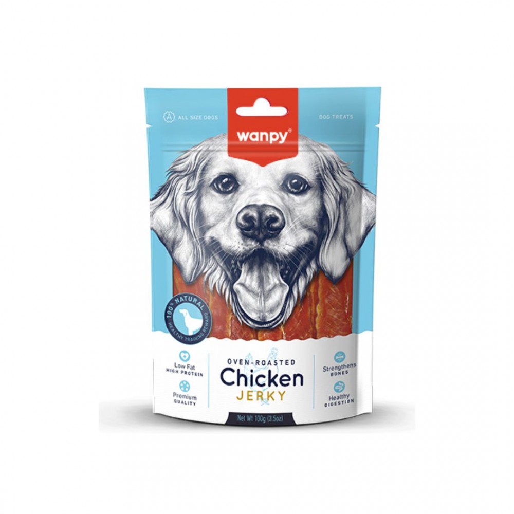 WANPY CHICKEN JERKY 100G DOG SNACK image 2