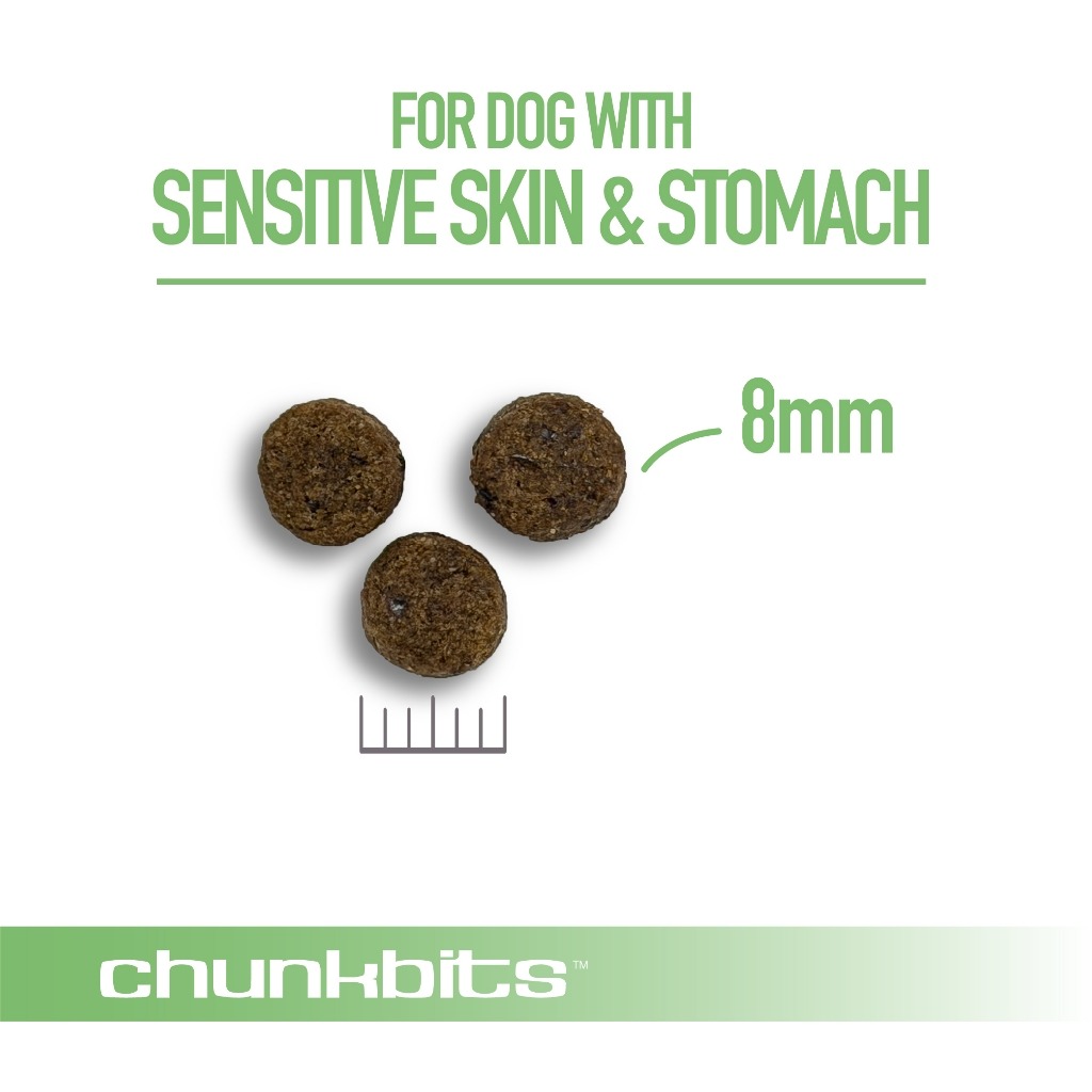 CHUNKBITS DOG 4KG VEGAN 22 PLANT-BASED PROTEIN DRY DOG FOOD image 4