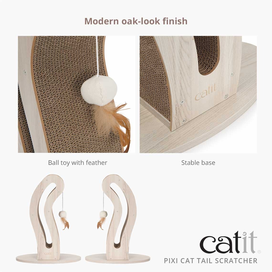 CATIT PIXI SCRATCHER CAT TAIL 45X23.5X58.5CM image 4