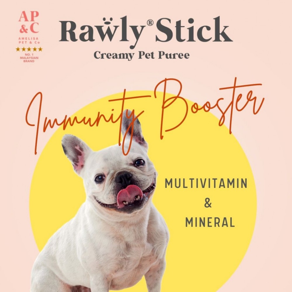 AMELISA RAWLY STICK 16GX25STICK COD FISH & FISH ROE DOG & CAT LICK image 3