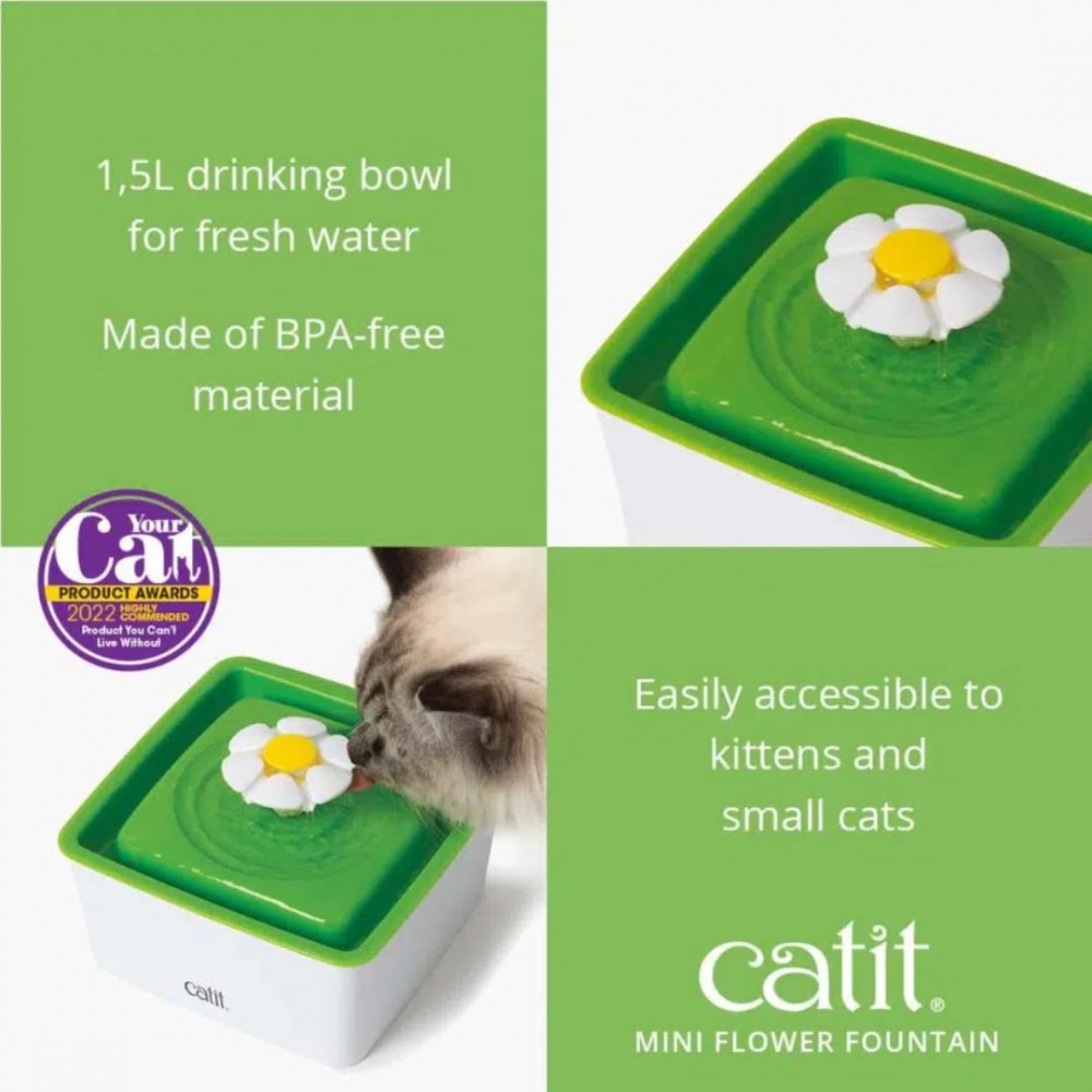 CATIT 2.0 MINI FLOWER DRINKING FOUNTAIN 1.5L image 4
