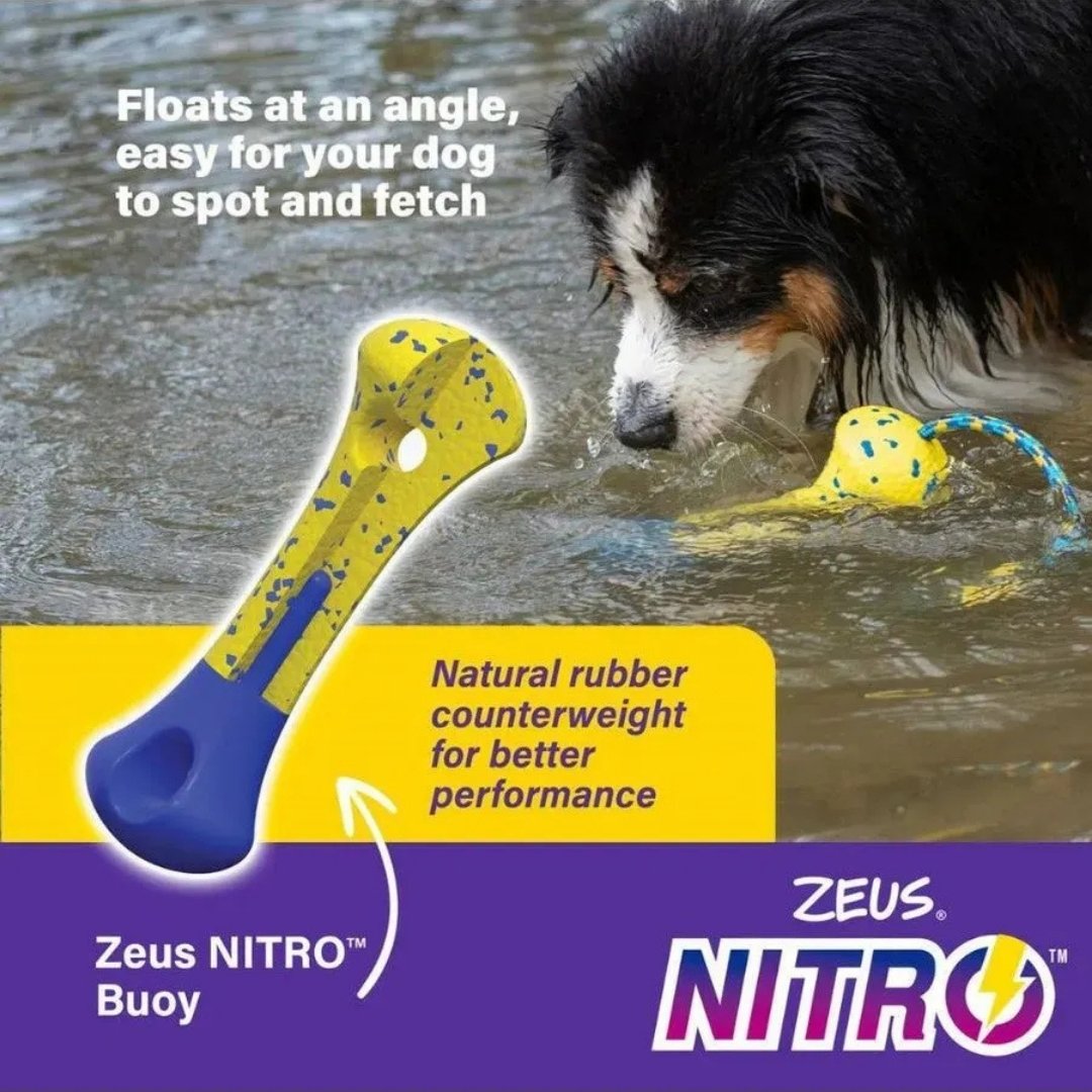 ZEUS DOG NITRO WEIGHTED BUOY WITH ROPE 26CM image 4