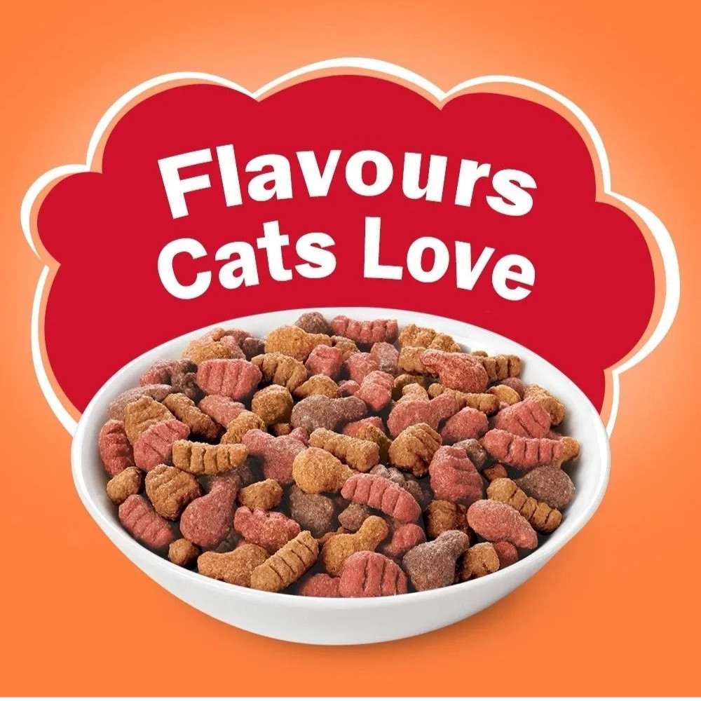 FRISKIES 1KG ADULT MEATY GRILLS DRY CAT FOOD image 2