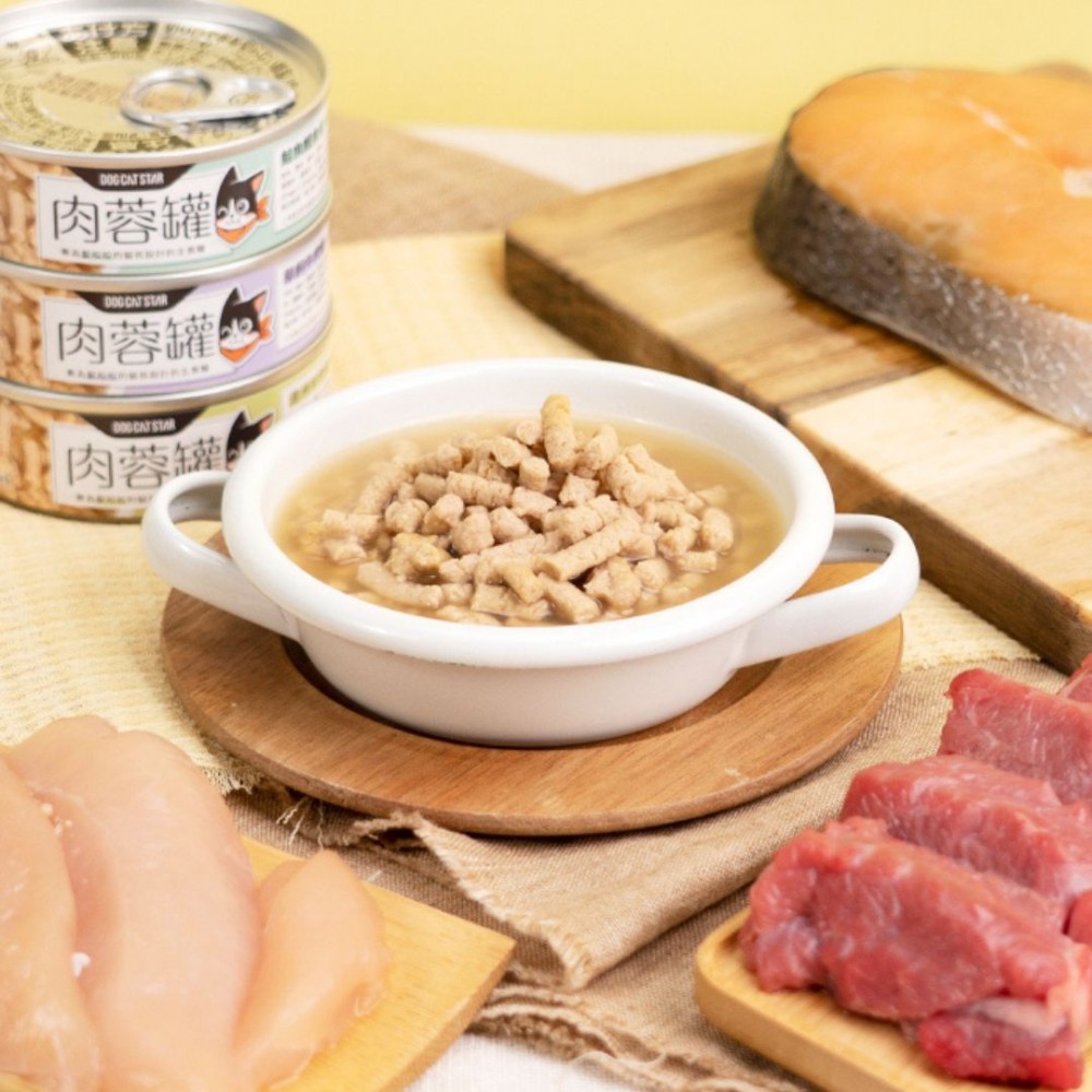 DOGCATSTAR 98% MINI MEAT BALL MEAT CANNED 165G CHICKEN WET CAT FOOD image 3