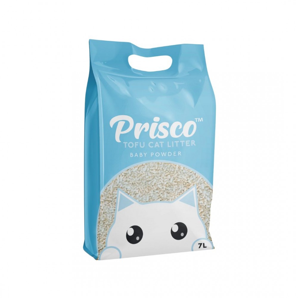 PRISCO 7L BABY POWDER TOFU CAT LITTER image 2
