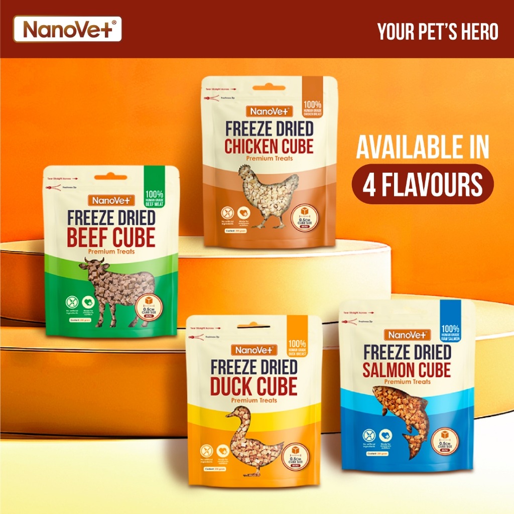 NANOVET FREEZE DRIED CHICKEN 200G CAT & DOG TREATS image 7