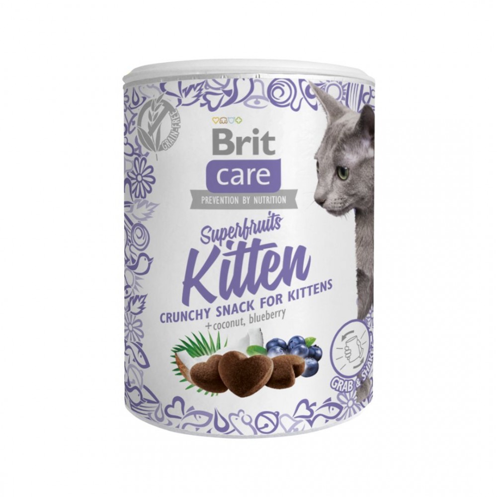 BRIT CARE CAT 100G SUPERFRUITS SNACK KITTEN image 2