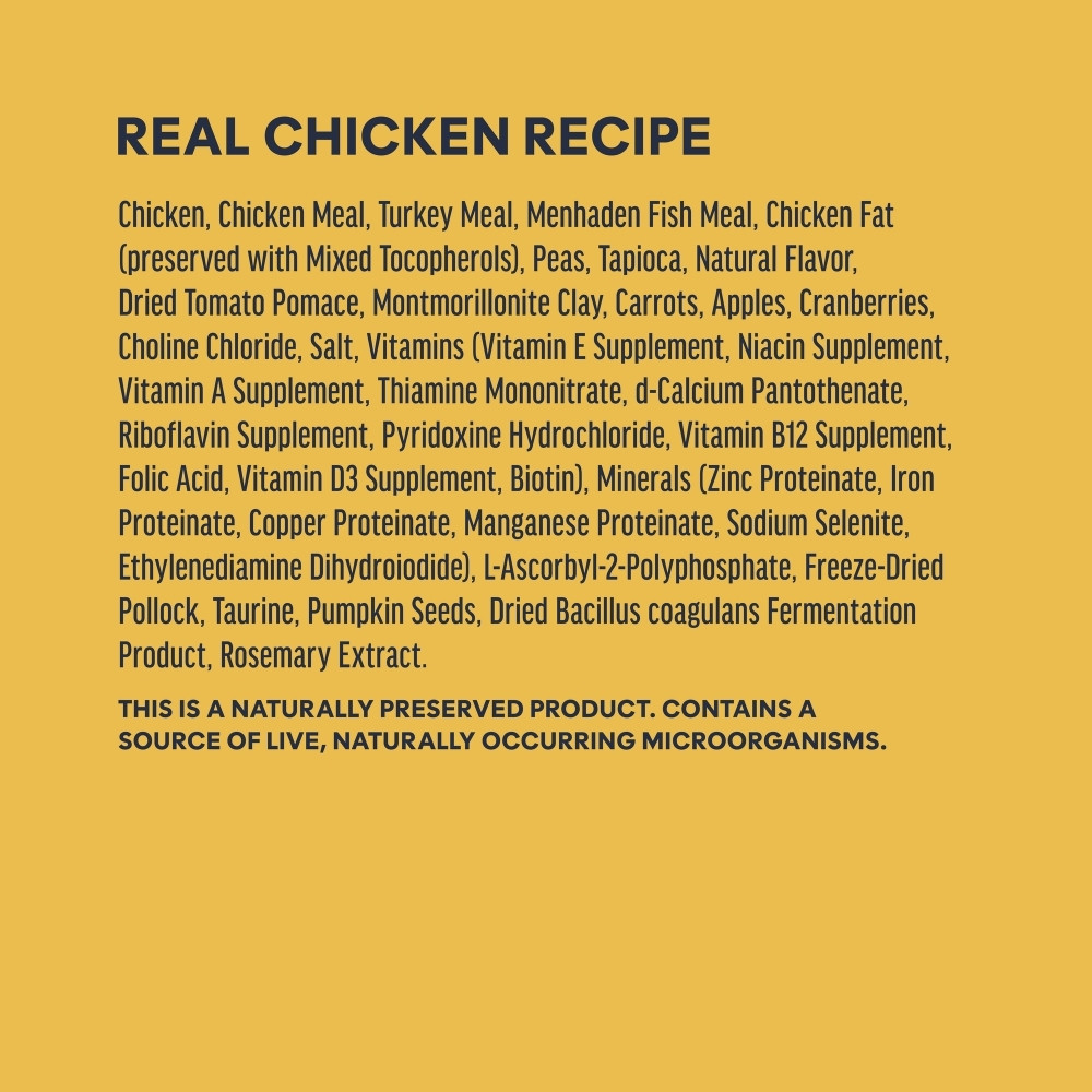INSTINCT CAT ORIGINAL 4.9KG (11LB) GRAIN FREE RECIPE WITH REAL CHICKEN DRY CAT FOOD image 3