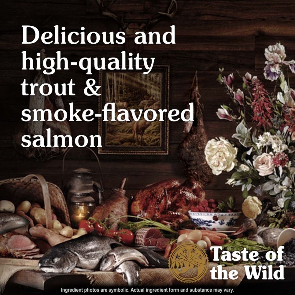TASTE OF THE WILD CAT 2KG CANYON RIVER FELINE TROUT & SMOKED SALMON DRY CAT FOOD image 6
