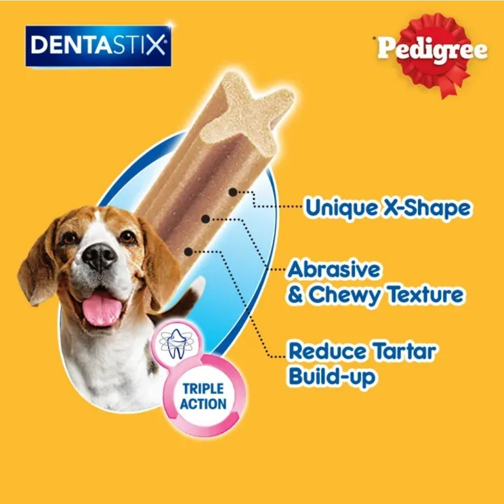 PEDIGREE DENTASTIX MEDIUM DOG 172G/ 7CHEWS DOG DENTAL TREAT image 6