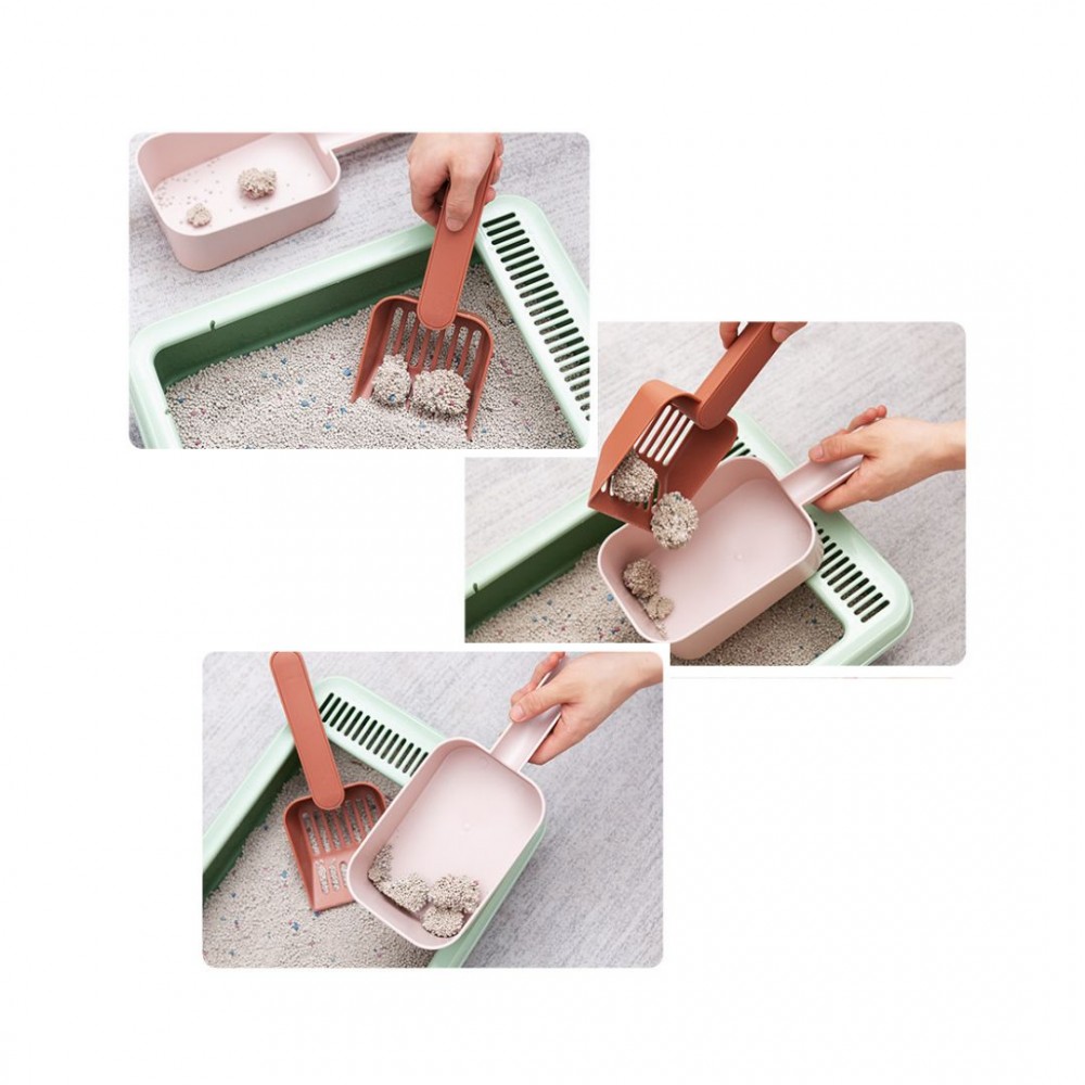 PTC CAT LITTER SCOOP SET GREEN image 3