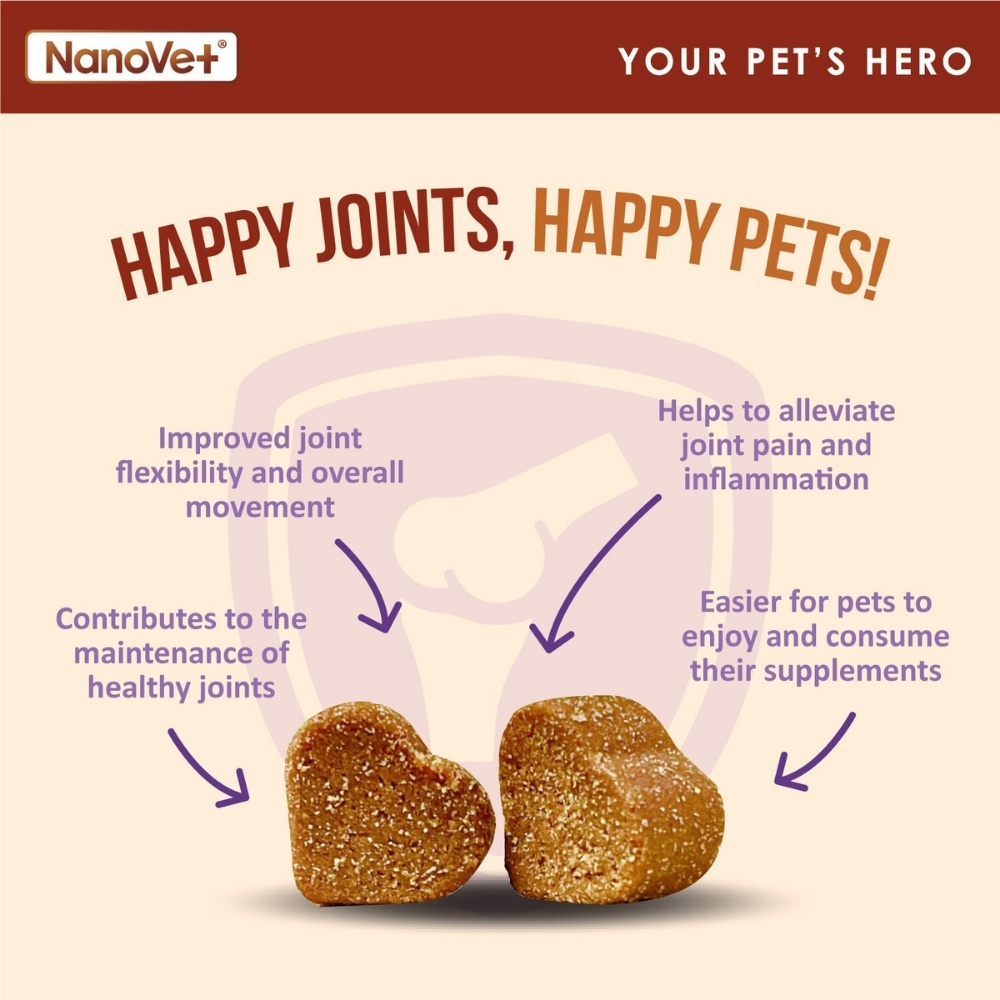 NANOVET HIP + JOINT CHEWS 45PCS image 2