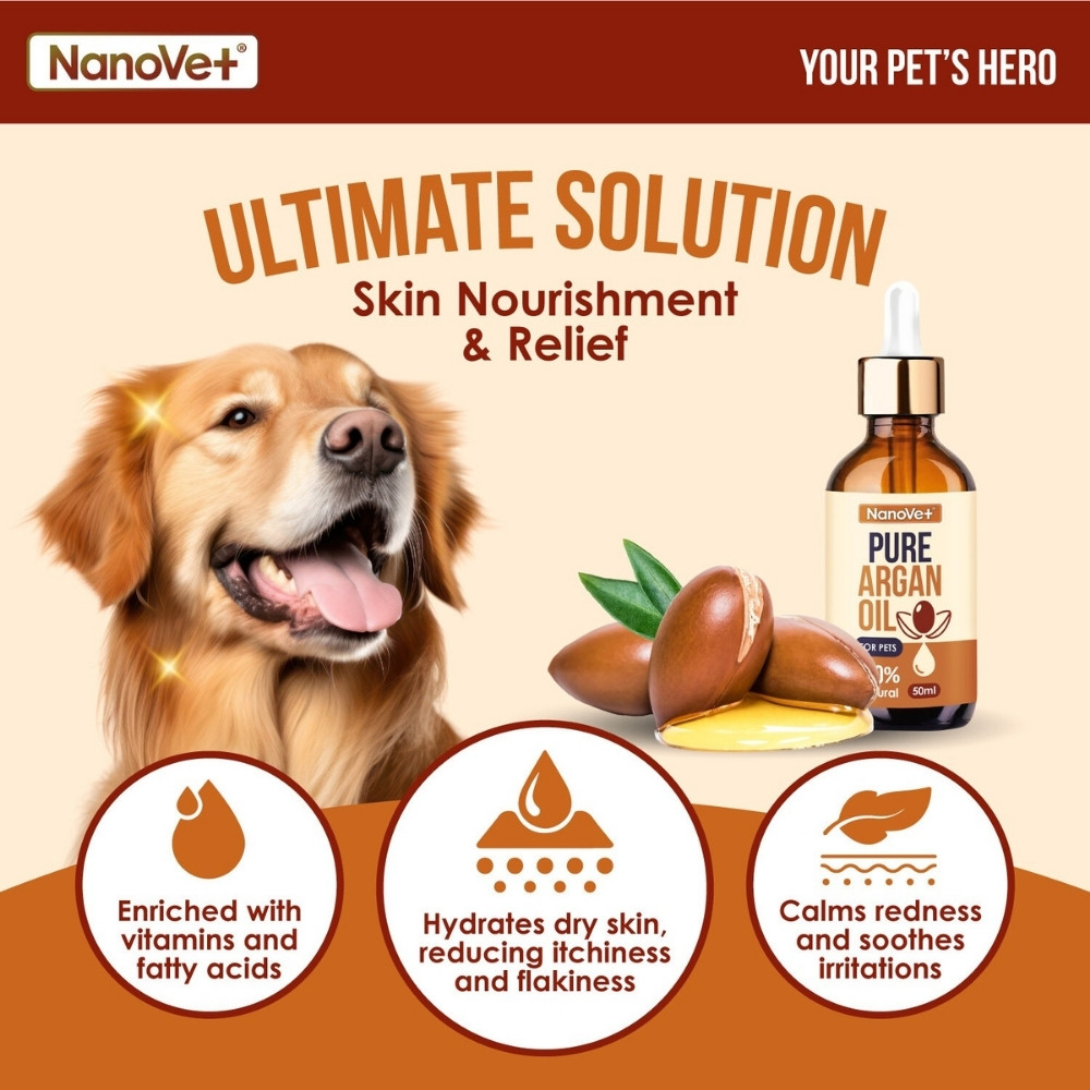 NANOVET PURE ARGAN OIL 50ML image 2