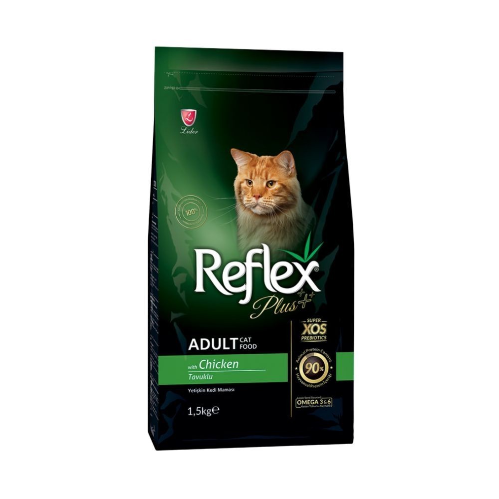 REFLEX PLUS 1.5KG ADULT CHICKEN DRY CAT FOOD image 2