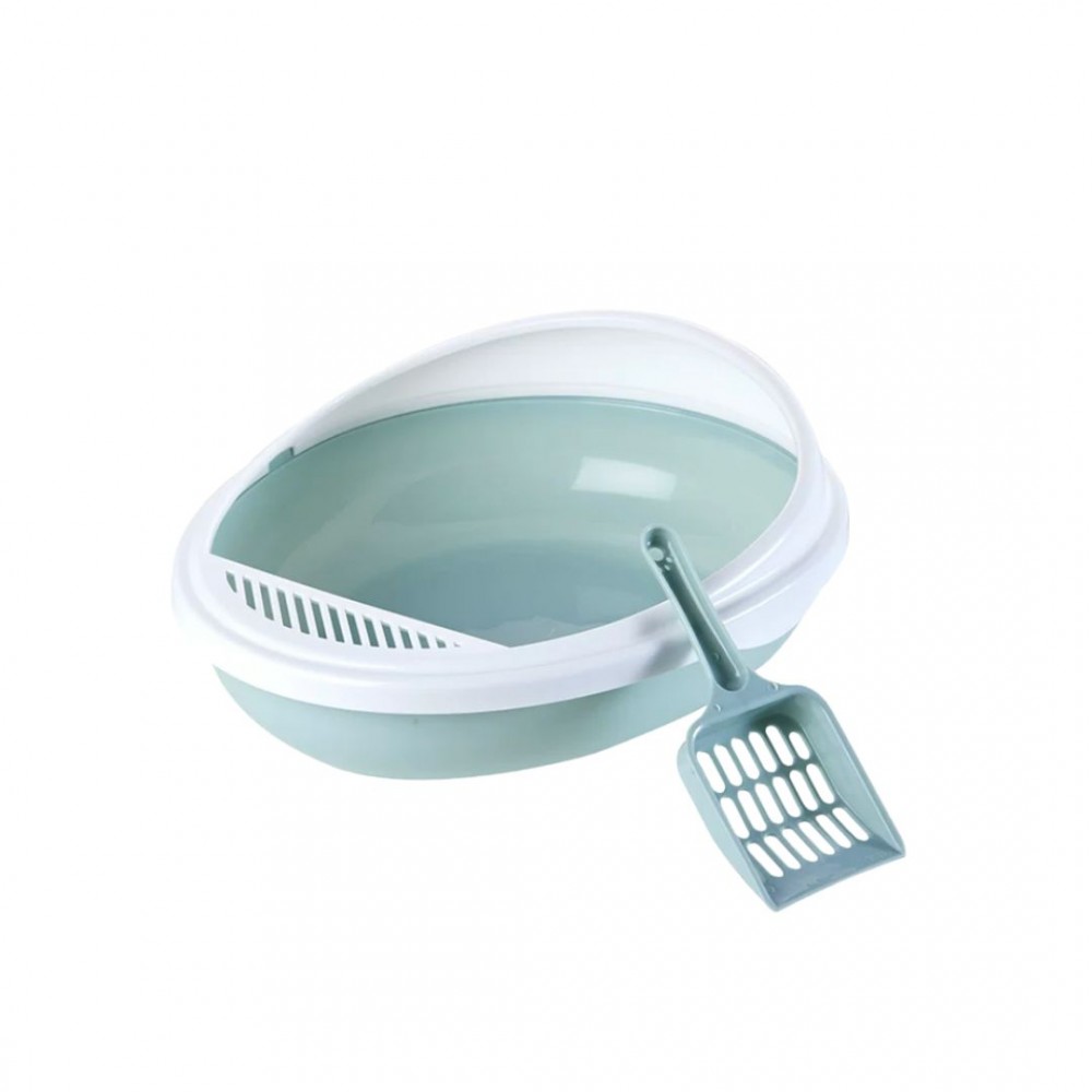 PTC CAT PAN BLUE WITH SCOOP 40x30x9CM image 2