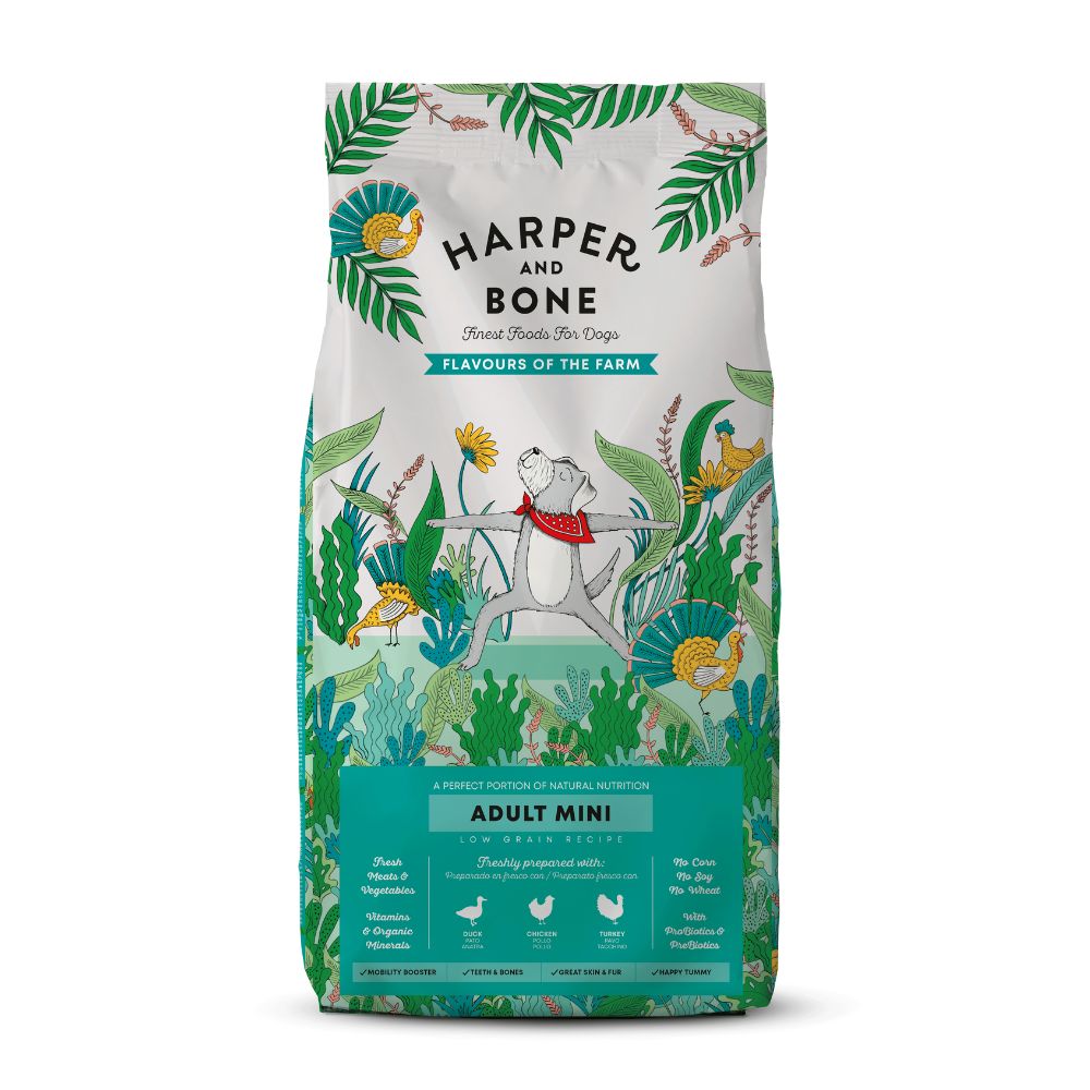HARPER AND BONE DOG FLAVOURS OF THE FARM ADULT DOG MINI DRY DOG FOOD	 image 3
