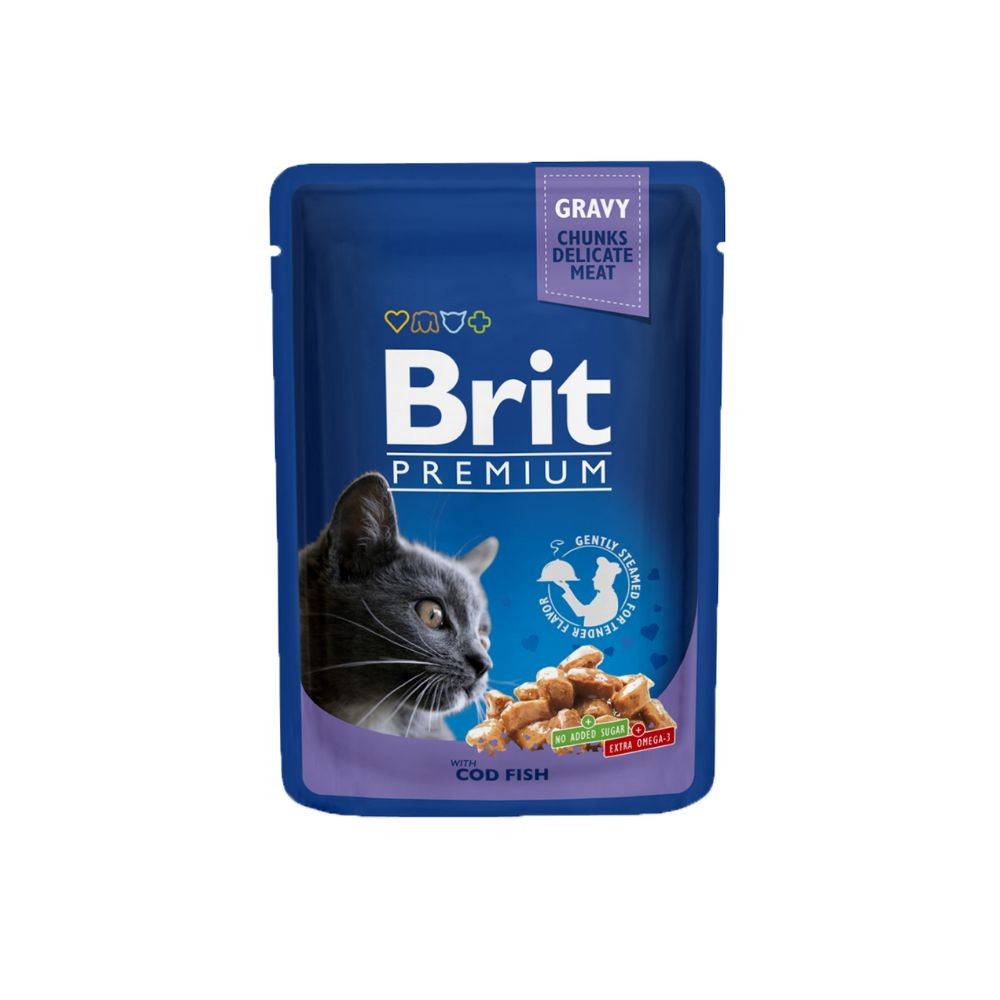Brit Premium Wet Cat Food in Gravy 100g image 3