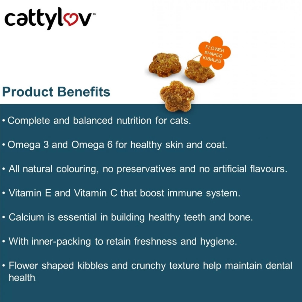 CATTYLOV 10KG MACKEREL DRY CAT FOOD image 2