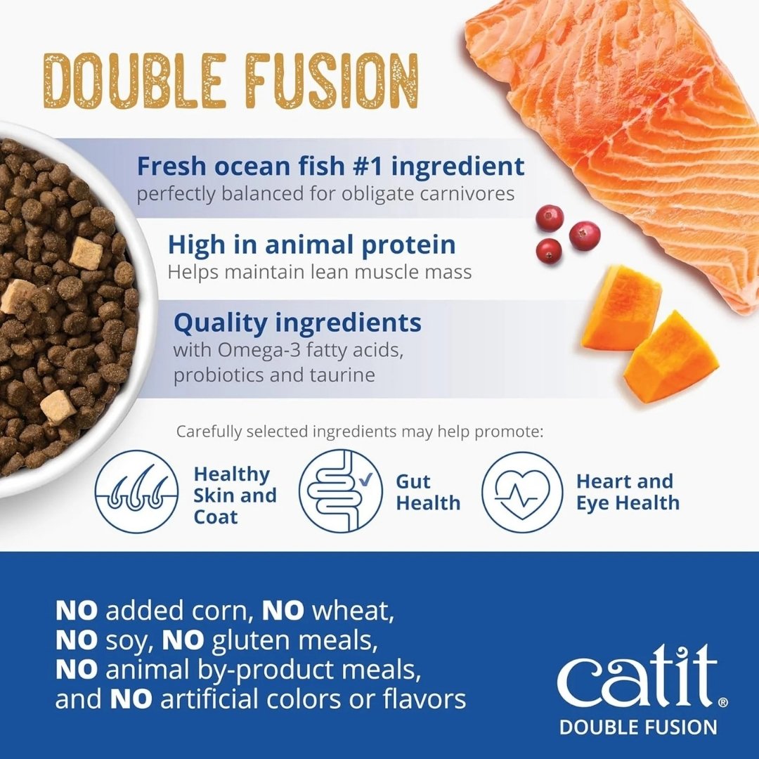 CATIT RECIPES DOUBLE FUSION 1.8KG SKIN COAT DRY CAT FOOD image 4