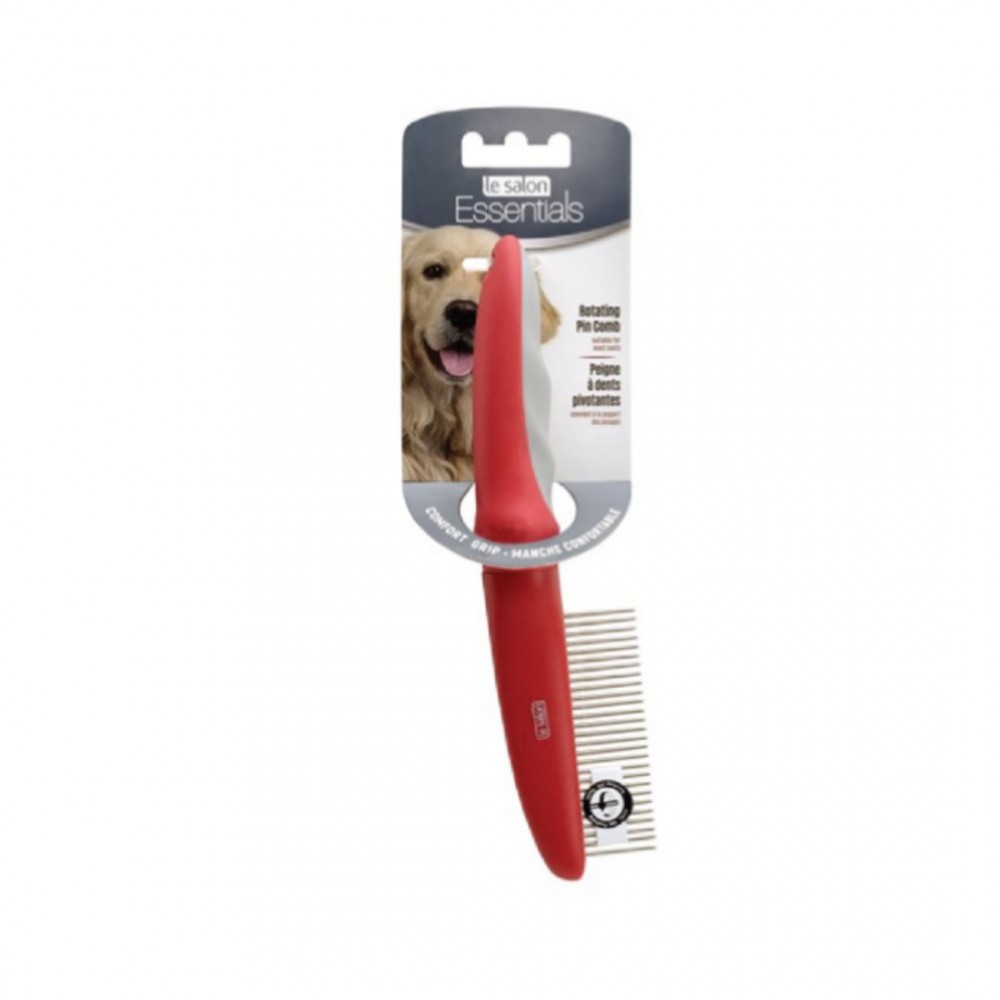 LE SALON ESSENTIAL DOG ROTATING PIN COMB image 2