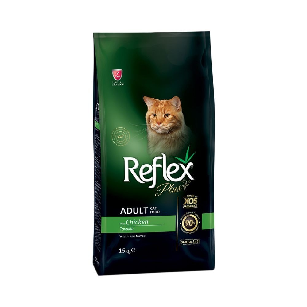REFLEX PLUS 15KG ADULT CHICKEN DRY CAT FOOD image 2