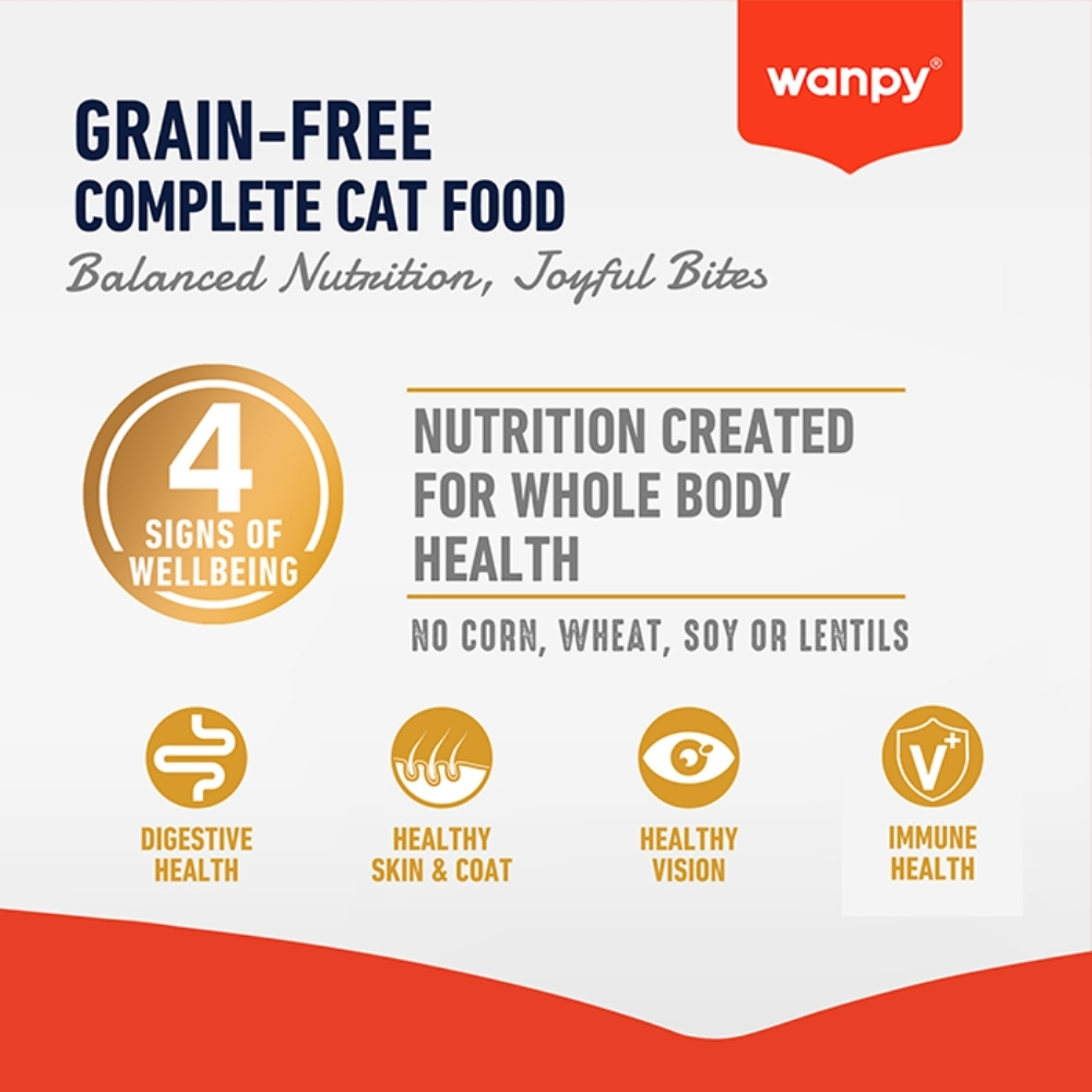WANPY CAT 1.5KG GRAIN FREE CHICKEN RECIPE DRY CAT FOOD image 2