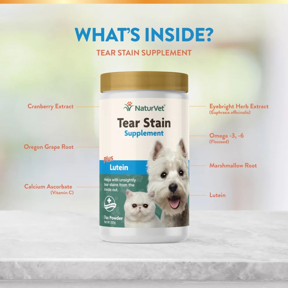 NATURVET TEAR STAIN SUPPLEMENTS POWDER 200G (7OZ) image 2