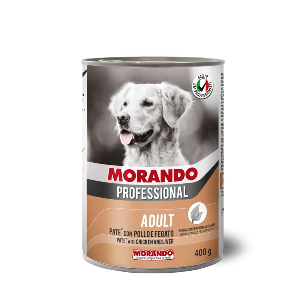 MORANDO DOG 400G PATE CHICKEN & LIVER WET DOG FOOD image 2