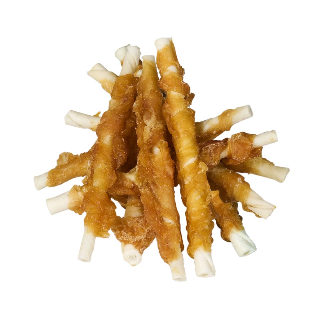 DOG FEST 90G CHICKEN STRIPS ON CHEWY STICK DOG SNACK image 3