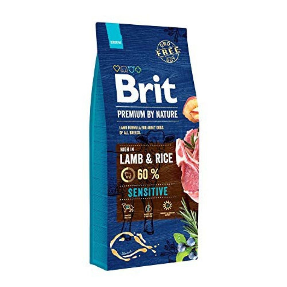 BRIT PREMIUM BY NATURE DOG 15KG LAMB DRY DOG FOOD image 2