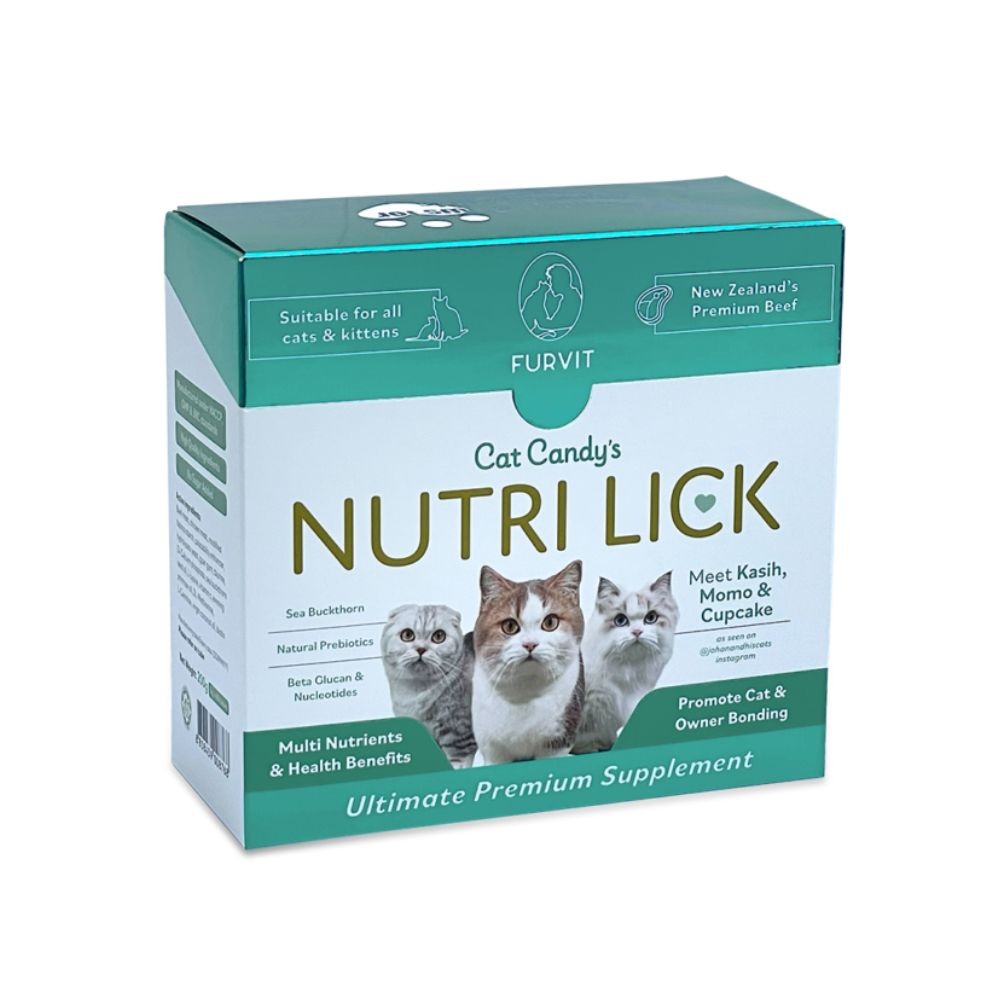 FURVIT CAT CANDY'S NUTRI LICK BEEF 200G (5GX40TUBES) PREMIUM CAT SUPPLEMENT image 2