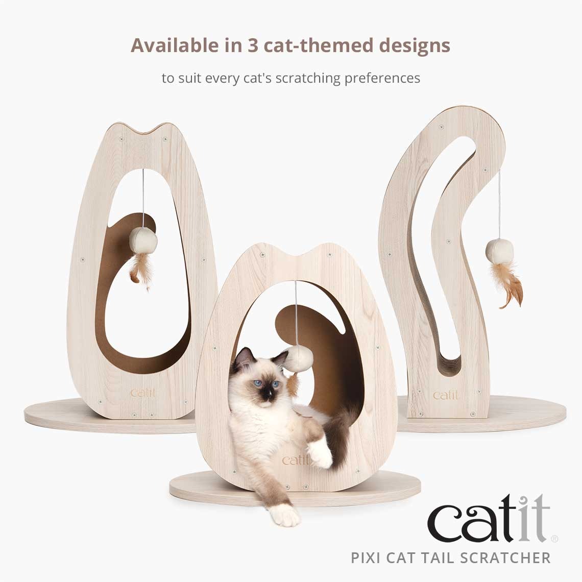 CATIT PIXI SCRATCHER CAT TAIL 45X23.5X58.5CM image 3