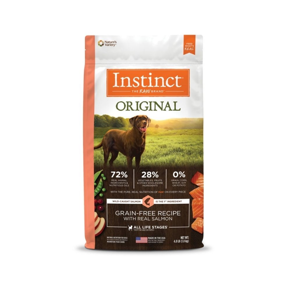 INSTINCT DOG ORIGINAL 1.8KG (4LB) GRAIN FREE RECIPE WITH REAL SALMON DRY DOG FOOD image 2