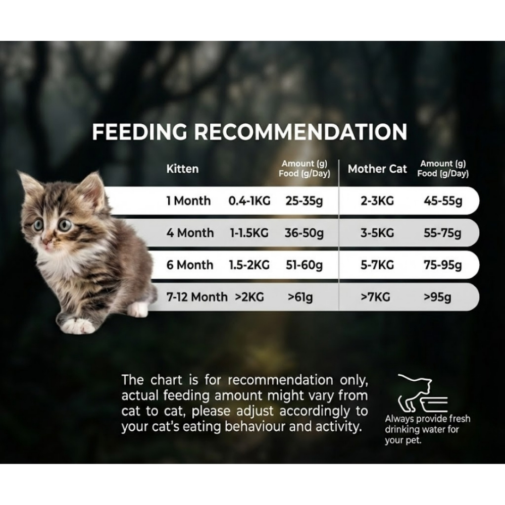 LOYAL BEAST SUPER PREMIUM 7KG MOTHER & BABY DRY CAT FOOD image 5