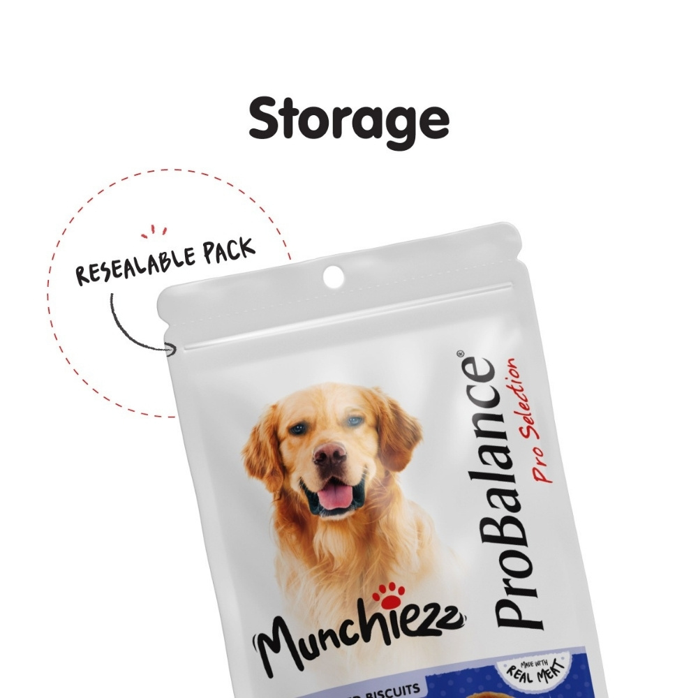 PROBALANCE MUNCHIEZZ 100G CENTRE-FILLED BISCUITS CHICKEN DOG SNACK image 4