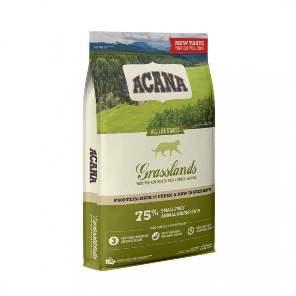 ACANA CAT 4.5KG GRASSLANDS DRY CAT FOOD image 2