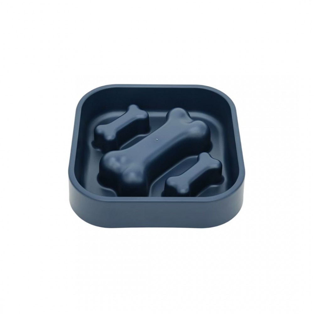 PTC BONE TYPE SLOW FEEDING BOWL BLUE 20x20x4.5CM image 2